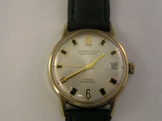 Vintage Caravelle Watch W/ Date Automatic 1970
