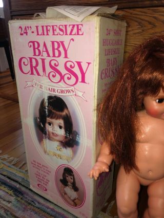 Vintage Ideal Baby Crissy/chrissy Baby Doll Box 3