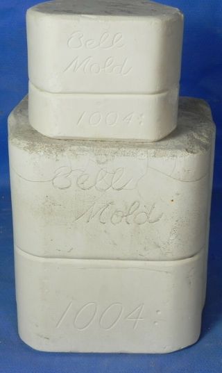 Ornate Antique Jar with Lid Vintage Bell Mold No 1004: Ceramic Mold 2 Molds 2