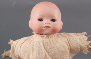 2 Small Antique Early 20thC German 1925/0 BYE - LO Bisque Head Baby Dolls 3