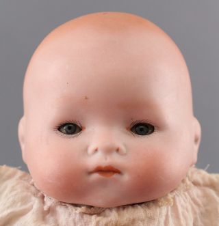 2 Small Antique Early 20thC German 1925/0 BYE - LO Bisque Head Baby Dolls 6