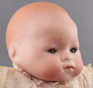 2 Small Antique Early 20thC German 1925/0 BYE - LO Bisque Head Baby Dolls 7