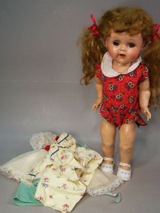 16 Inch Vintage Ideal Saucy Walker Type Doll