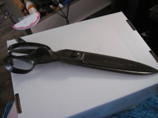 Vintage Tailor Shears Scissors 12 " Newark Nj - Huge