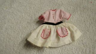 Vintage Ideal 1965 Tammy Pepper Doll Dress With Pockets With B&w Tag