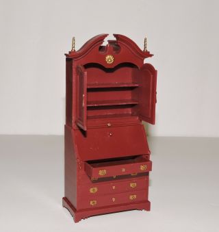 Vintage Marx Little Hostess Secretary Desk Miniature Furniture Dollhouse