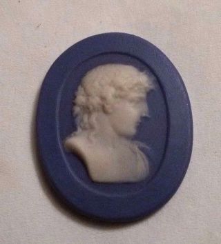 Antique Blue Alexander The Great David Wedgewood Wedgwood Like Oval Cameo H29a