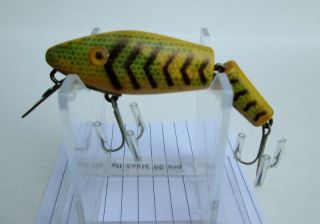 Vintage L&s Pike Master Jointed Fishing Lure Bait Bass Crankbait