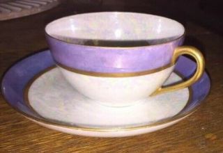 Vintage Purple Lavendar Lilac Lustre Ware Tea Cup