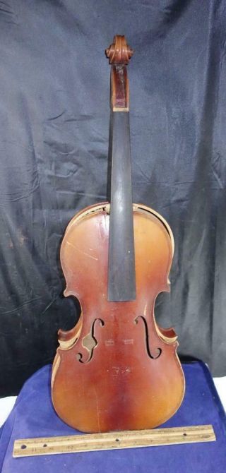 Antique Eduard Reichert German Violin Dresden Fecit Anno 1911 For Part