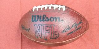 Vintage Wilson national football league NFC/AFC Football.  Leather. 2