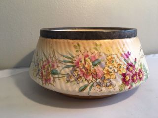 Royal Bon German Bowl Planter Vase Centerpiece Floral Flowers Antique 2