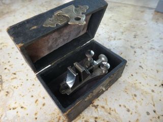 Antique Watchmakers Balance Poising Jaws Bench Tool