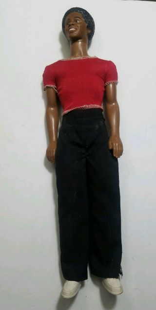 Vintage Barbie African American Black Ken 70s 80s With Outfit