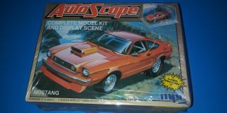 Mpc 1/25 1978 Auto Scape Mustang Gt Model Kit Oop Hard To Fine