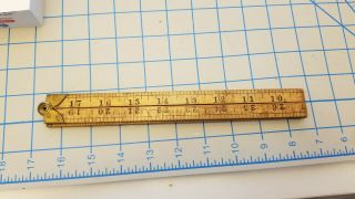 Antique Vintage Tools 36 " Folding Wooden Ruler No 32p Made In Usa