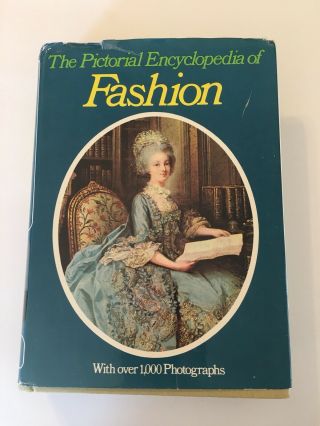 Vintage The Pictorial Encyclopedia Of Fashion Hardback Book