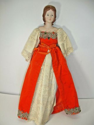 Vintage Yield House Porcelain Doll,  Juliet,  1978,  Completed & Dressed,
