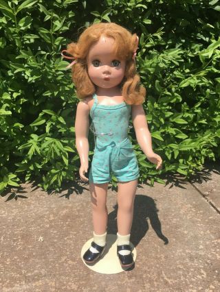 Vintage Madame Alexander Doll With Tagged Playsuit Maggie 17 " 1950s
