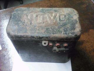 Novo Antique Hit And Miss Gas Engine Battery Box
