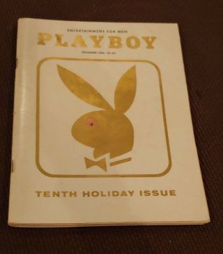Vintage Playboy - December,  1963 Back Issue