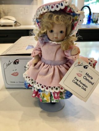 Marie Osmond Fine Porcelain Petite Amour Lydia Collector Doll