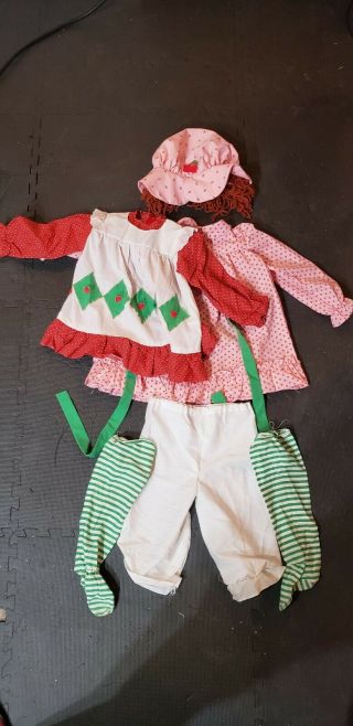Vintage Handmade Strawberry Shortcake Costume