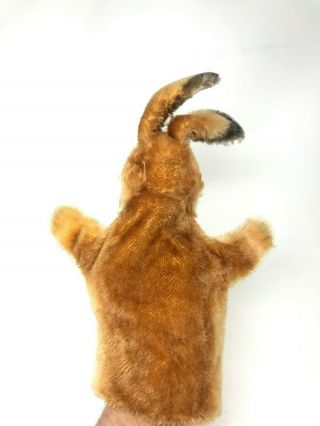 Vintage Steiff Orange Rabbit Hand Puppet 4