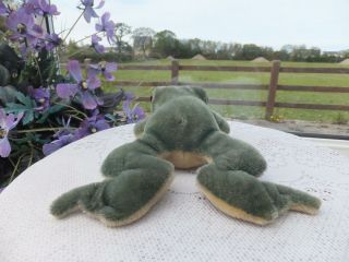 Vintage Mohair German STEIFF TOY FROGGY FROG Toad id 2322,  00 Ugly Prince Doll 3
