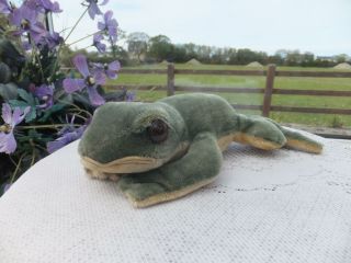 Vintage Mohair German STEIFF TOY FROGGY FROG Toad id 2322,  00 Ugly Prince Doll 4