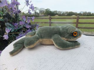 Vintage Mohair German STEIFF TOY FROGGY FROG Toad id 2322,  00 Ugly Prince Doll 5