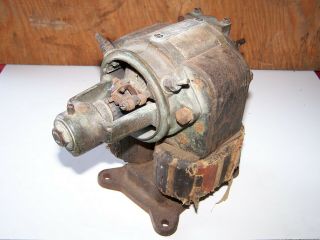 Old Antique Brass Bi Polar Electric Motor Generator Hit Miss Gas Engine Steam 7