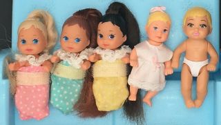 Mattel Barbie Happy Family Baby Krissy Triplets,  Christening And More