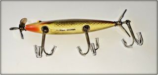 Tough Glass Eye Florida Fishing Tackle Barracuda Brand Florida Shiner Lure 1940s 3
