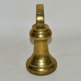 Antique Brass 7lb Bell Weight for Shop Scales - Example 2