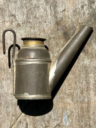 Late 1800’s Miners Oil Wick Lamp Lantern—w.  G.  Doud & Co.  —scranton Pa