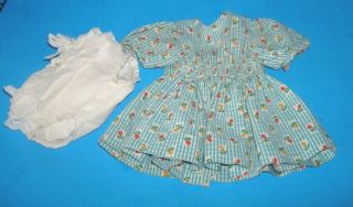 Vintage 16 " Tagged Terri Lee Doll Smocked Dress W Rumba Panties