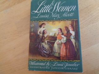 Antique 1947 Book Little Women By Louisa May Alcott Illustrated By Louis Jambor