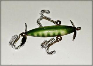 Tough Hex Bait Co Wheelrite Minnow Lure Pike,  Silver Scales Ont 1950s