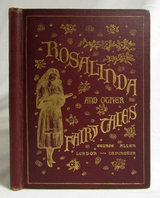 Antique 1890 Rosalinda And Other Fairy Tales Illustrated Children 