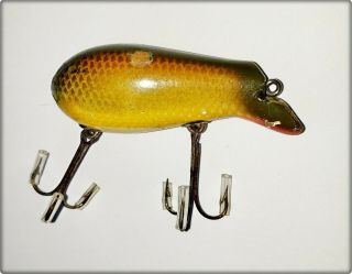 Hard To Find Hickson Co Leg Lure In Golden Shiner Pa Circa 1940s