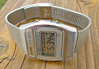 Vintage Men ' s Nelsonic LCD Digital Chronograph Watch 2