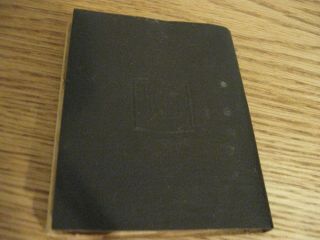 A Christmas Carol By Dickens Antique Little Leather Book Circa 1920 