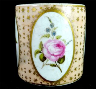 C1820 Antique English Porcelain Pot Roses William Billingsly