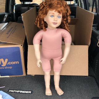 My Twinn 23” Doll With Carrot Red Hair With Curls,  Blue Eyes.  Ariel?