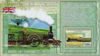 Congo Antique English Train Lner Class A1 4 - 6 - 2 Transportation Sov.  Sheet N