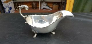 An Antique Silver Plated Sauce Boat By Robert Pringle & Co Of London.