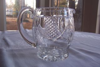 Vintage Webb Crystal Glass Pitcher/jug