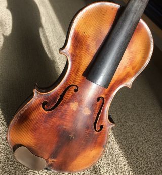 Antique German Stainer Violin C.  1890 Bright Sound 4/4 Full Size