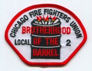 Chicago Fire Department Firefighters Union Local 2 Iaff Patch Illinois Il Cfd